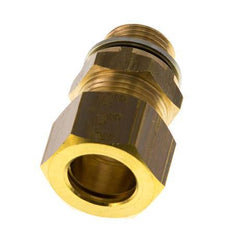 G 3/8'' Male x 15mm Brass Straight Compression Fitting with PA Seal 82 Bar DIN EN 1254-2