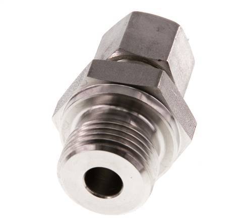 G 1/2'' Male x 10L Stainless steel Straight Compression Fitting 315 Bar DIN 2353