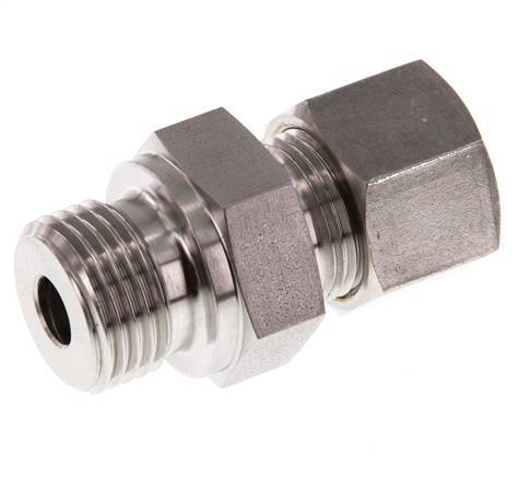 G 1/2'' Male x 12S Stainless steel Straight Compression Fitting 630 Bar DIN 2353