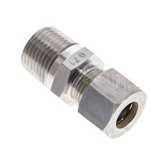 1/2'' NPT Male x 12L Stainless steel Straight Compression Fitting 315 Bar DIN 2353