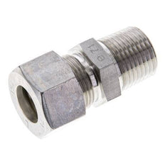 1/2'' NPT Male x 15L Stainless steel Straight Compression Fitting 315 Bar DIN 2353