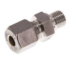G 1/4'' Male x 8S Stainless steel Straight Compression Fitting 630 Bar DIN 2353