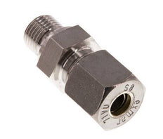 G 1/4'' Male x 8S Stainless steel Straight Compression Fitting 630 Bar DIN 2353