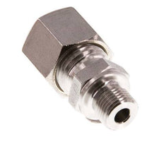 G 1/8'' Male x 8L Stainless steel Straight Compression Fitting 315 Bar DIN 2353