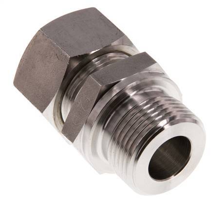 G 3/4'' Male x 18L Stainless steel Straight Compression Fitting 315 Bar DIN 2353
