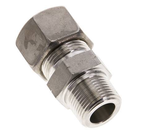 3/4'' NPT Male x 20S Stainless steel Straight Compression Fitting 400 Bar DIN 2353