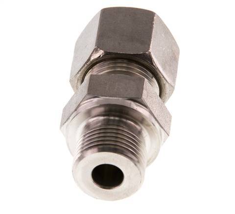 G 3/8'' Male x 10S Stainless steel Straight Compression Fitting 630 Bar DIN 2353