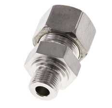 G 3/8'' Male x 16S Stainless steel Straight Compression Fitting 400 Bar DIN 2353