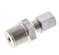3/8'' NPT Male x 6L Stainless steel Straight Compression Fitting 315 Bar DIN 2353