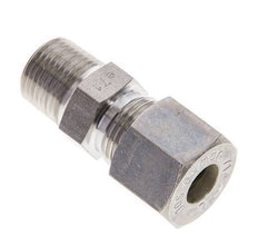3/8'' NPT Male x 10S Stainless steel Straight Compression Fitting 630 Bar DIN 2353