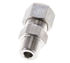 3/8'' NPT Male x 12S Stainless steel Straight Compression Fitting 630 Bar DIN 2353