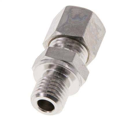 M12x1.5 Male x 8L Stainless steel Straight Compression Fitting 315 Bar DIN 2353