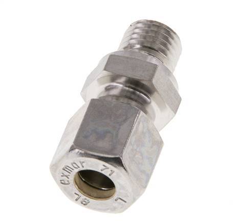 M12x1.5 Male x 8L Stainless steel Straight Compression Fitting 315 Bar DIN 2353