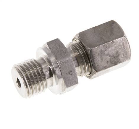 M14x1.5 Male x 6S Stainless steel Straight Compression Fitting 630 Bar DIN 2353