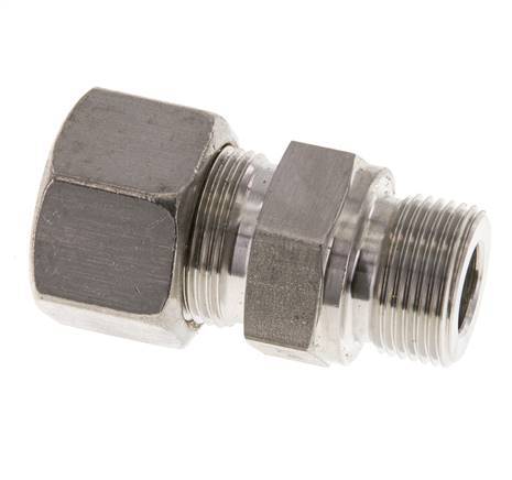 M22x1.5 Male x 16S Stainless steel Straight Compression Fitting 400 Bar DIN 2353