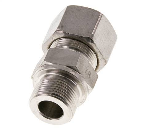 M22x1.5 Male x 16S Stainless steel Straight Compression Fitting 400 Bar DIN 2353
