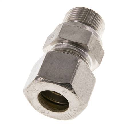 M22x1.5 Male x 16S Stainless steel Straight Compression Fitting 400 Bar DIN 2353