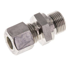 G 3/8'' Male x 10L Stainless steel Straight Compression Fitting with FKM Seal 315 Bar DIN 2353