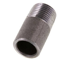 R 1/2'' Male x 21.3mm Steel Pipe Nipple with Welding End 50 Bar DIN 2982 - 40mm [5 Pieces]