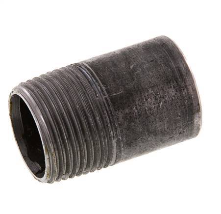 R 3/4'' Male x 26.9mm Steel Pipe Nipple with Welding End 50 Bar DIN 2982 - 40mm [5 Pieces]
