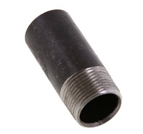 R 3/4'' Male x 26.9mm Steel Pipe Nipple with Welding End 50 Bar DIN 2982 - 60mm [5 Pieces]