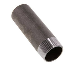 R 1 1/4'' Male x 42.4mm Steel Pipe Nipple with Welding End 50 Bar DIN 2982 - 120mm