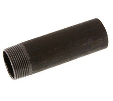R 1 1/4'' Male x 42.4mm Steel Pipe Nipple with Welding End 50 Bar DIN 2982 - 130mm