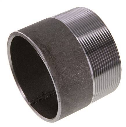 R 3'' Male x 88.9mm Steel Pipe Nipple with Welding End 50 Bar DIN 2982 - 70mm