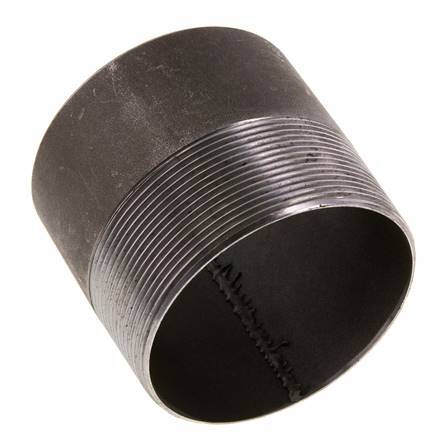 R 3'' Male x 88.9mm Steel Pipe Nipple with Welding End 50 Bar DIN 2982 - 80mm