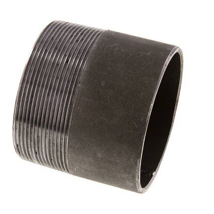 R 3'' Male x 88.9mm Steel Pipe Nipple with Welding End 50 Bar DIN 2982 - 80mm