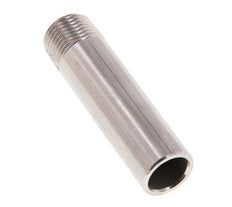 R 1/2'' Male x 21.3mm Stainless steel Pipe Nipple with Welding End 20 Bar DIN 2982 - 80mm