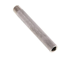 R 1/4'' Male x 13.5mm Stainless steel Pipe Nipple with Welding End 20 Bar DIN 2982 - 100mm