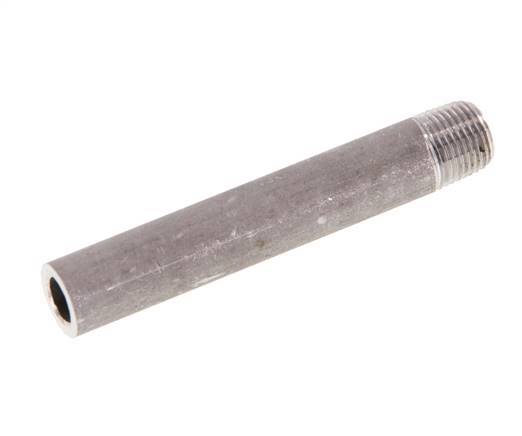 R 1/8'' Male x 10.2mm Stainless steel Pipe Nipple with Welding End 20 Bar DIN 2982 - 60mm
