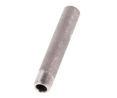R 1/8'' Male x 10.2mm Stainless steel Pipe Nipple with Welding End 20 Bar DIN 2982 - 60mm