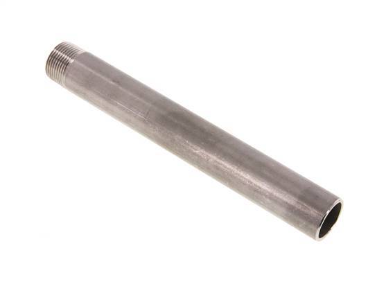 R 3/4'' Male x 26.9mm Stainless steel Pipe Nipple with Welding End 20 Bar DIN 2982 - 200mm