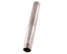 R 3/4'' Male x 26.9mm Stainless steel Pipe Nipple with Welding End 20 Bar DIN 2982 - 200mm