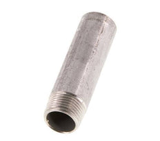 R 3/8'' Male x 17.2mm Stainless steel Pipe Nipple with Welding End 20 Bar DIN 2982 - 60mm