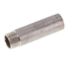 R 3/8'' Male x 17.2mm Stainless steel Pipe Nipple with Welding End 20 Bar DIN 2982 - 60mm