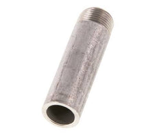 R 3/8'' Male x 17.2mm Stainless steel Pipe Nipple with Welding End 20 Bar DIN 2982 - 60mm