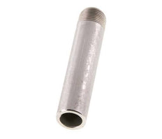 R 3/8'' Male x 17.2mm Stainless steel Pipe Nipple with Welding End 20 Bar DIN 2982 - 80mm