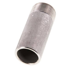 R 1'' Male x 33.7mm Stainless steel Pipe Nipple with Welding End 20 Bar DIN 2982 - 80mm