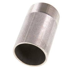 R 1 1/2'' Male x 48.3mm Stainless steel Pipe Nipple with Welding End 20 Bar DIN 2982 - 80mm