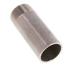 R 1 1/4'' Male x 42.4mm Stainless steel Pipe Nipple with Welding End 20 Bar DIN 2982 - 100mm