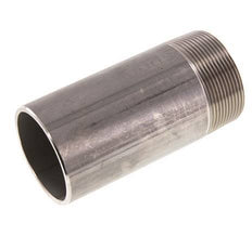 R 2'' Male x 60.3mm Stainless steel Pipe Nipple with Welding End 20 Bar DIN 2982 - 120mm