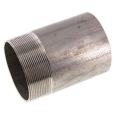 R 3'' Male x 88.9mm Stainless steel Pipe Nipple with Welding End 20 Bar DIN 2982 - 120mm