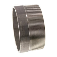 R 4'' Male x 114.3mm Stainless steel Pipe Nipple with Welding End 20 Bar DIN 2982 - 60mm