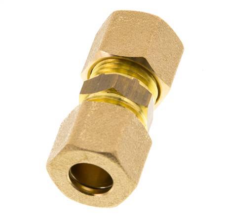10mm Brass Straight Compression Fitting 95 Bar DIN EN 1254-2