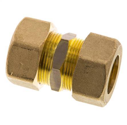 22mm Brass Straight Compression Fitting 54 Bar DIN EN 1254-2