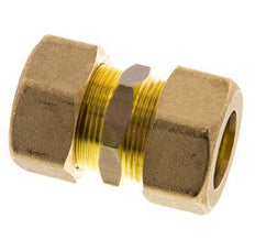 22mm Brass Straight Compression Fitting 54 Bar DIN EN 1254-2