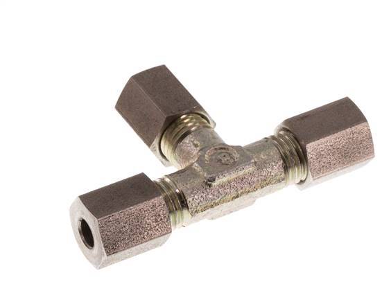 4LL Zinc plated Steel Tee Cutting Ring 100 Bar DIN 2353